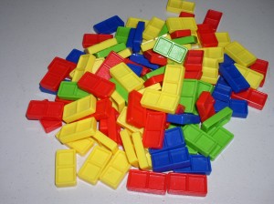 Plastic Colored Tiles